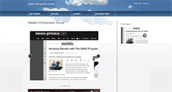 Desktop Screenshot of napleschiropracticgroup.com